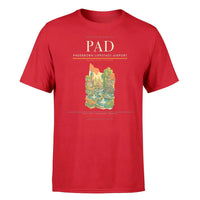 Thumbnail for Paderborn Lippstadt Airport (PAD) T-Shirt single-side front print in Red | paderborn-lippstadt-airport-pad-double-side-t-shirt