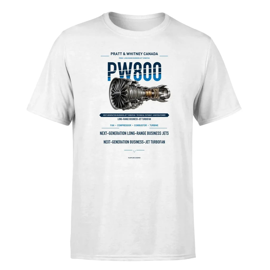 PW800 design on white single side