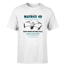 Single-Side Printing — DJI Matrice 4D Drone Double-Side T-Shirt