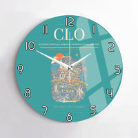 Thumbnail for Alfonso Bonilla Aragon International Airport CLO Wall-Clock No-Frame - Turquoise