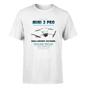 Single-Side Printing — DJI Mini 3 Pro Drone Double-Side T-Shirt