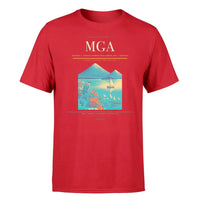 Thumbnail for Augusto C. Sandino International Airport (MGA) T-Shirt single-side front print in Red | augusto-c-sandino-international-airport-mga-double-side-t-shirt
