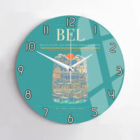 Thumbnail for Belem Val de Cans - Julio Cezar Ribeiro International Airport BEL Wall-Clock No-Frame - Turquoise