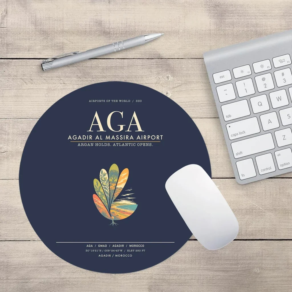 Agadir Al Massira Airport AGA - Navy Blue