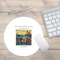 Thumbnail for VINTAGE G4418 - The Lightkeeper Rotation - Designed Mouse Pads design on white round