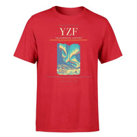 Thumbnail for Yellowknife Airport (YZF) T-Shirt single-side front print in Red | yellowknife-airport-yzf-double-side-t-shirt