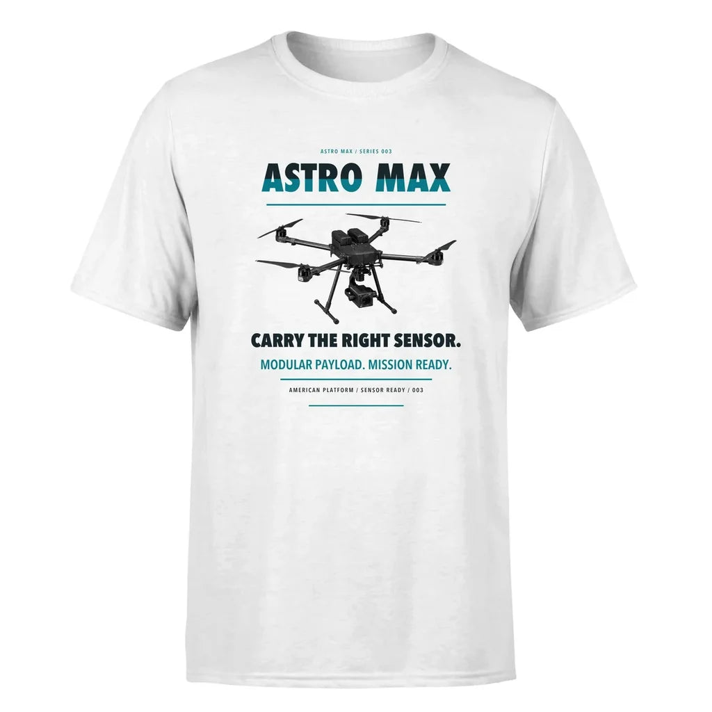 Freefly Astro Max design on white single side