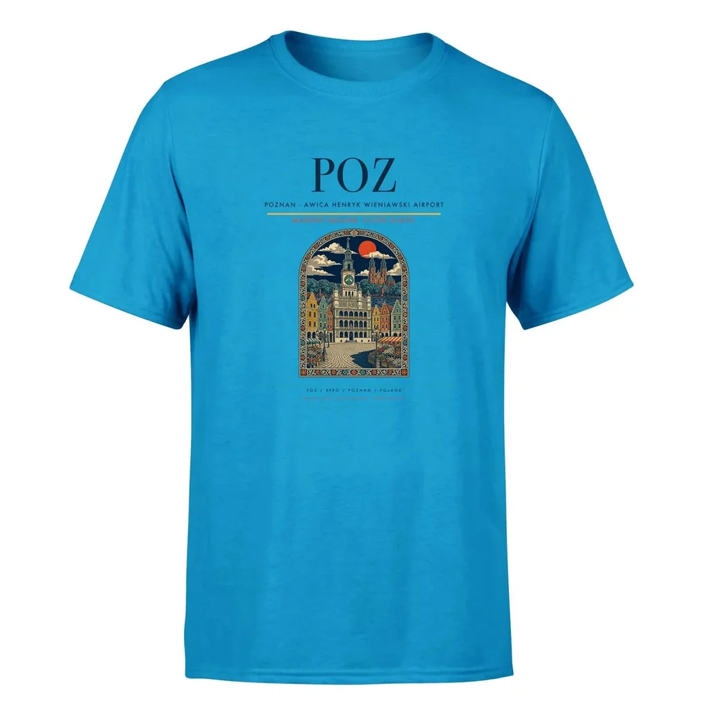 Poznan Airport (POZ) Premium T-Shirt Turquoise
