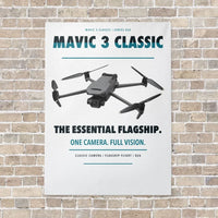 Thumbnail for DJI Mavic 3 Classic vertical canvas print - no frame - white background