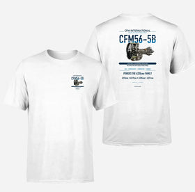 Double-Side Printing — CFM CFM56-5B Engine Double-Side T-Shirt
