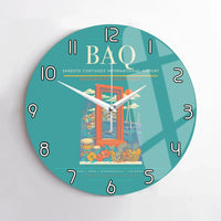 Thumbnail for Ernesto Cortissoz International Airport BAQ Wall-Clock No-Frame - Turquoise