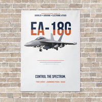 Thumbnail for EA-18G Growler Control The Spectrum vertical canvas print - no frame - white background