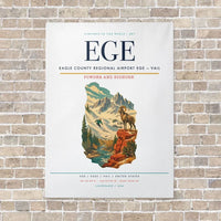 Thumbnail for Eagle County Regional Airport EGE — Vail vertical canvas print - no frame - white background