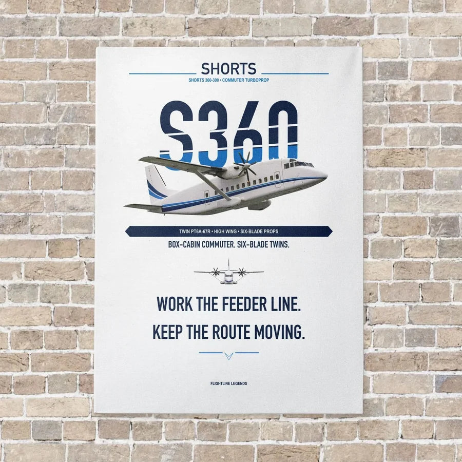 Shorts 360-300 vertical canvas print - no frame - white background