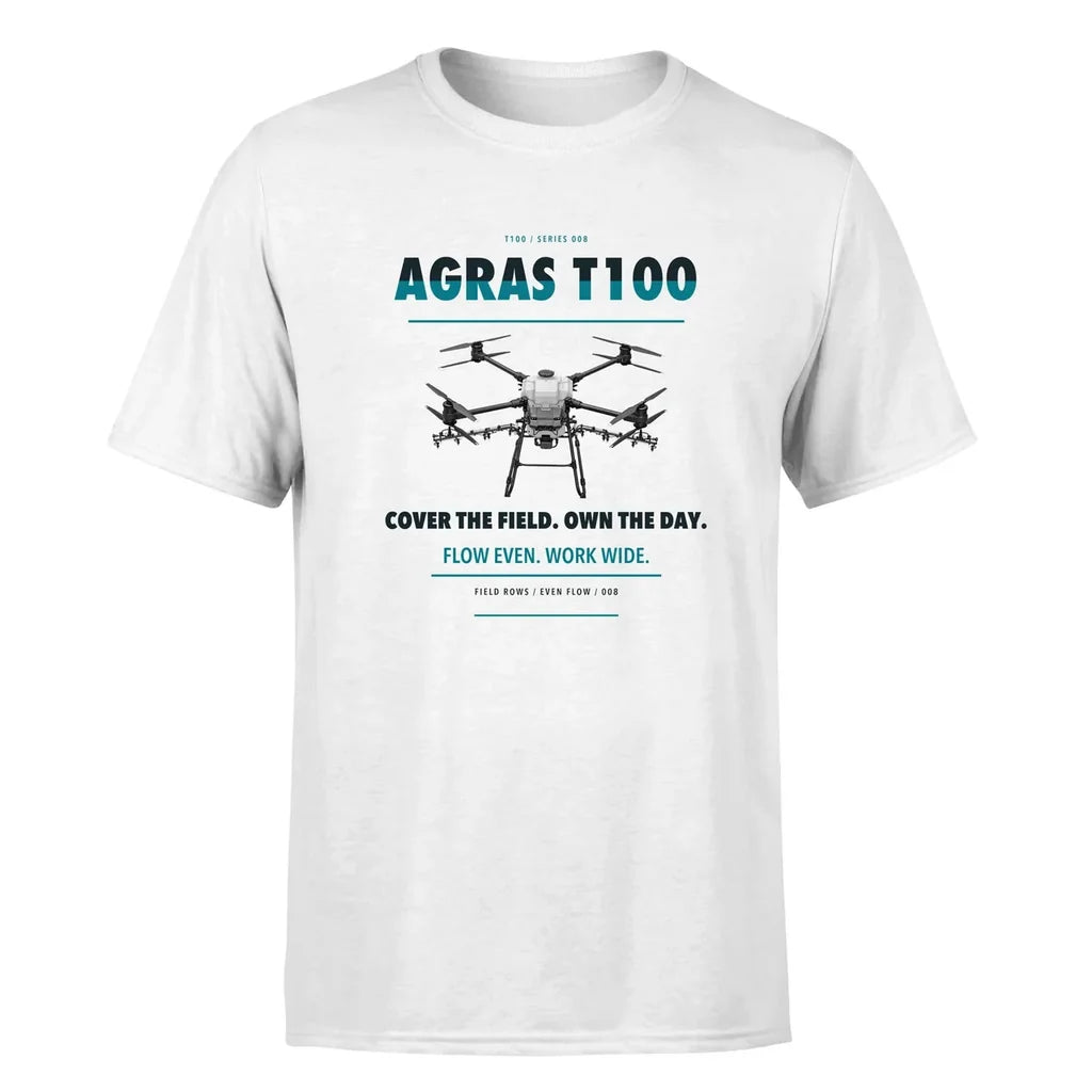 DJI Agras T100 design on white single side