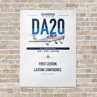 Thumbnail for Diamond DA20 vertical canvas print - no frame - white background