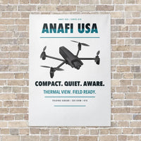 Thumbnail for Parrot ANAFI USA vertical canvas print - no frame - white background
