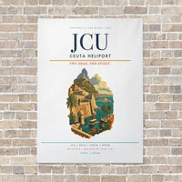 Thumbnail for Ceuta Heliport JCU vertical canvas print - no frame - white background