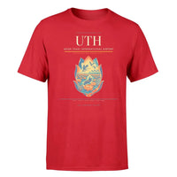Thumbnail for Udon Thani International Airport (UTH) T-Shirt single-side front print in Red | udon-thani-international-airport-uth-double-side-t-shirt