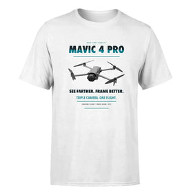 Single-Side Printing — DJI Mavic 4 Pro Drone Double-Side T-Shirt
