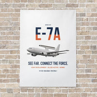 Thumbnail for E-7A Wedgetail vertical canvas print - no frame - white background