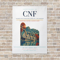 Thumbnail for Tancredo Neves International Airport CNF — Belo Horizonte vertical canvas print - no frame - white background
