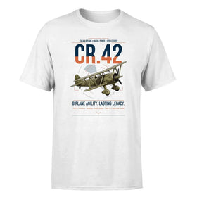 Single-Side Printing — Fiat CR.42 Falco Double-Side T-Shirt