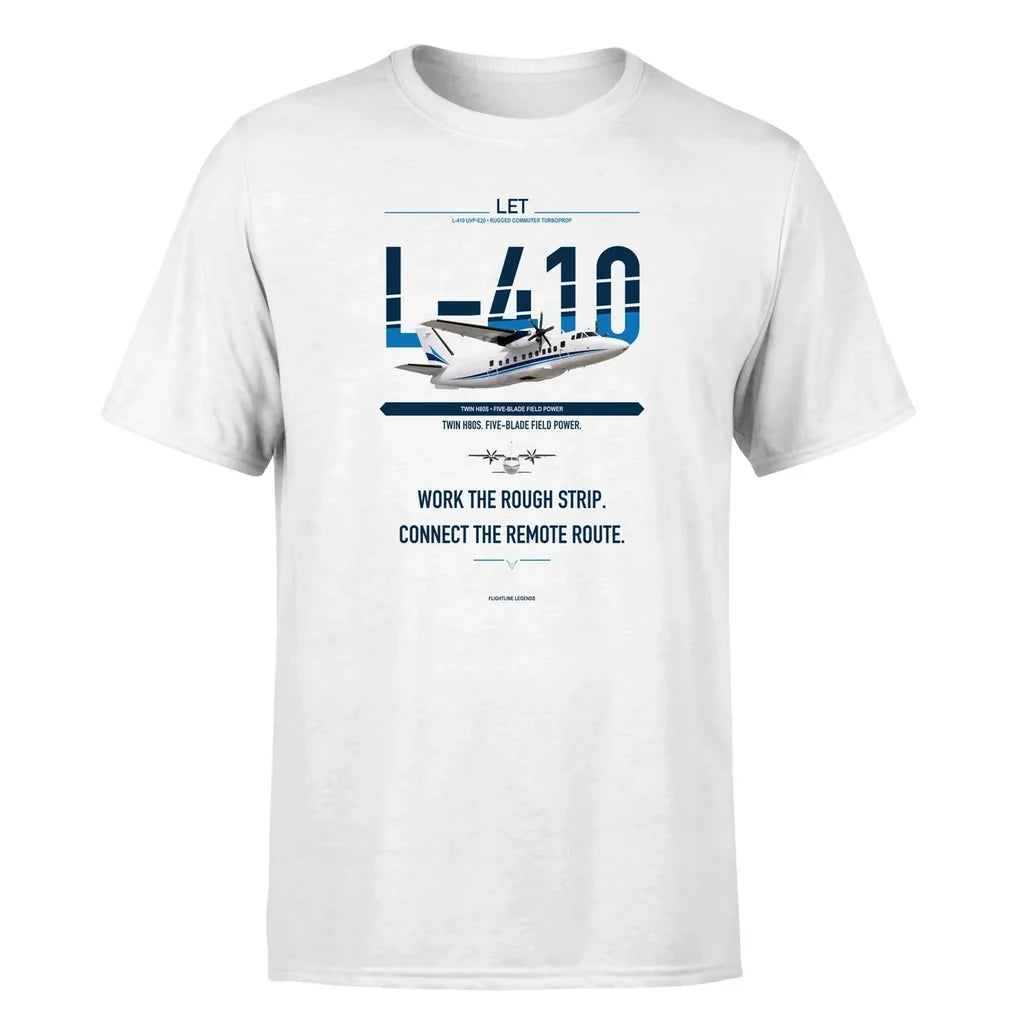 LET L-410 UVP-E20 design on white single side