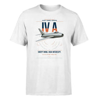 Thumbnail for Dassault Mystère IV A design on white t-shirt, single-side print