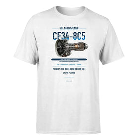 Single-Side Printing — GE Aerospace CF34-8C5 Engine Double-Side T-Shirt