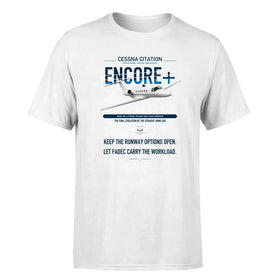 Single-Side Printing — Cessna Citation Encore+ Double-Side T-Shirt