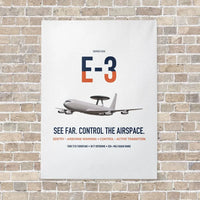 Thumbnail for E-3 Sentry AWACS vertical canvas print - no frame - white background