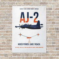 Thumbnail for AJ-2 Savage Tanker vertical canvas print - no frame - white background