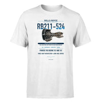 Thumbnail for RB211-524 design on white single side