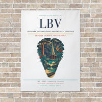 Thumbnail for Leon-Mba International Airport LBV — Libreville vertical canvas print - no frame - white background