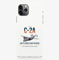 Thumbnail for C-2A Greyhound design on white magsafe iphone case, for iPhone Pro Max