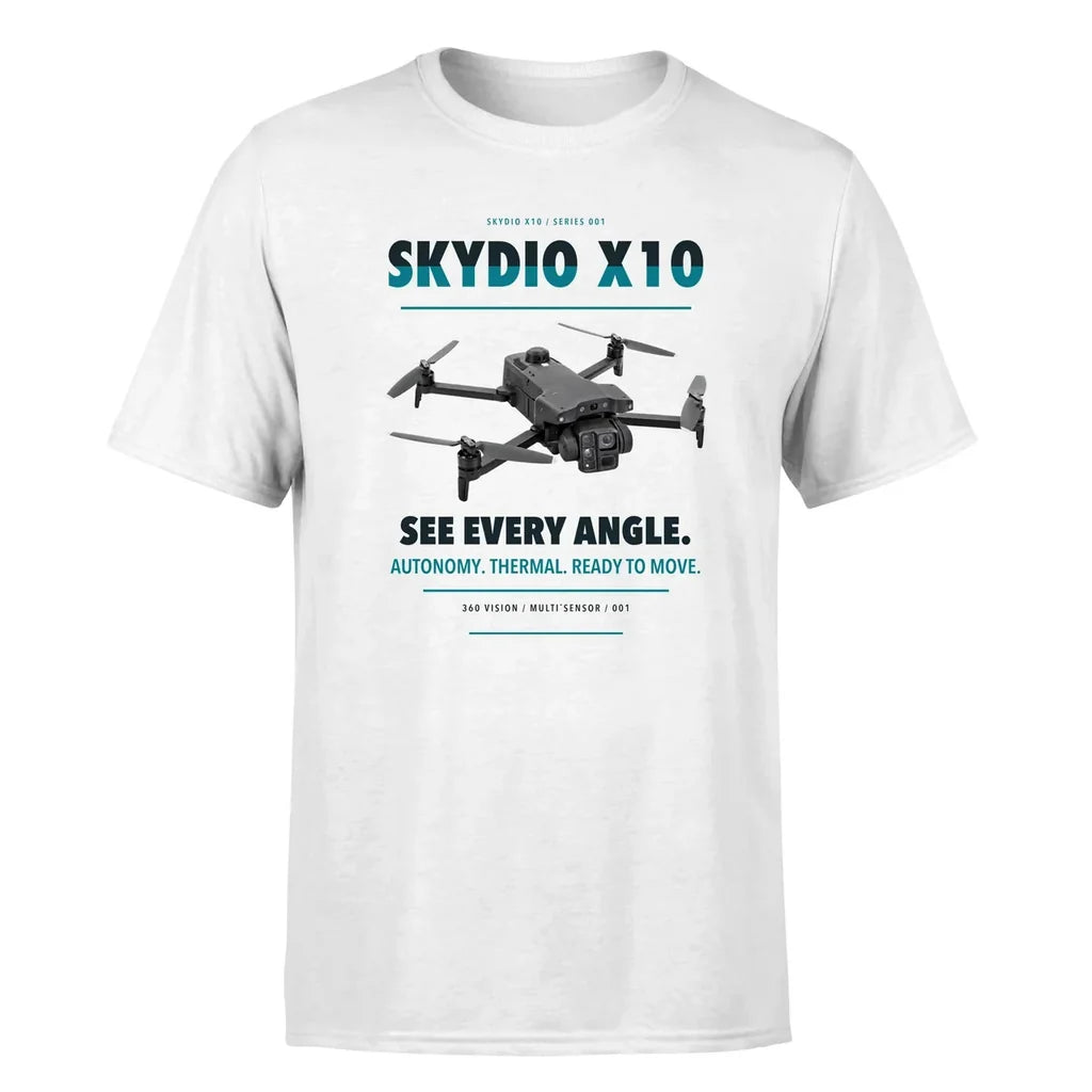 Skydio X10 design on white single side