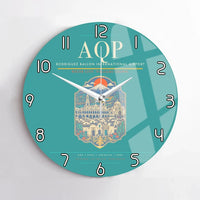 Thumbnail for Rodriguez Ballon International Airport AQP Wall-Clock No-Frame - Turquoise