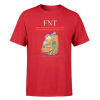 Thumbnail for Bishop International Airport (FNT) T-Shirt single-side front print in Red | bishop-international-airport-fnt-double-side-t-shirt