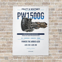 Thumbnail for PW1500G vertical canvas print - no frame - white background