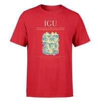 Thumbnail for Foz do Iguaçu International Airport (IGU) T-Shirt single-side front print in Red | foz-do-iguaçu-international-airport-igu-double-side-t-shirt