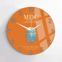 Thumbnail for Sam Ratulangi International Airport Manado MDC Wall-Clock No-Frame - Orange