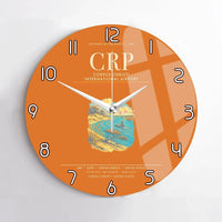 Thumbnail for Corpus Christi International Airport CRP Wall-Clock No-Frame - Orange