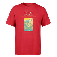 Thumbnail for Dalaman Airport (DLM) T-Shirt single-side front print in Red | dalaman-airport-dlm-double-side-t-shirt