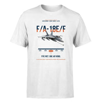 Thumbnail for F A-18E F Buddy Tanker design on white double-side t-shirt, single-side print