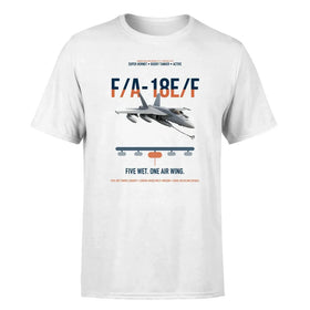 Single-Side Printing — F A-18E F Buddy Tanker Double-Side T-Shirt