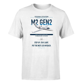 Single-Side Printing — Cessna Citation M2 Gen2 Double-Side T-Shirt