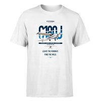 Thumbnail for Cessna 180J Skywagon design on white t-shirt, single-side print