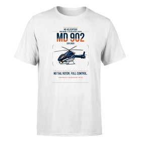 Single-Side Printing — MD Helicopters MD 902 Explorer Double-Side T-Shirt