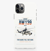 Thumbnail for Leonardo AW139 design on white magsafe iphone case, for iPhone Pro Max